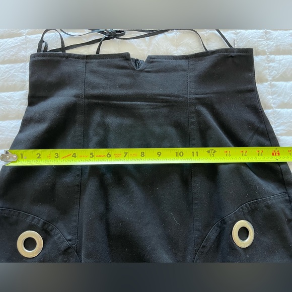 YOUNG EDWARDIAN Rare Vintage Black Two Piece Set Bolero Jacket/Skirt Size 9 - Picture 9 of 10